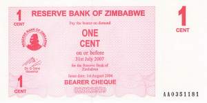 1 Cent Zimbabwe p.33 2006